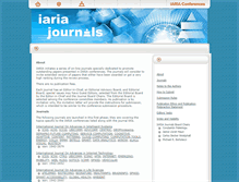 Tablet Screenshot of iariajournals.org